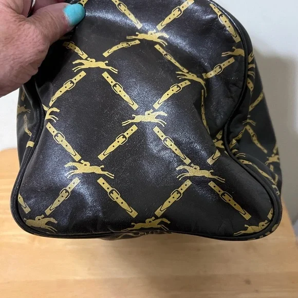 Longchamp Vintage Leather Satchel